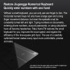 Original Xiaomi Youpin Nums Ultra-thin Smart Keyboard WIN MI 13Pet (fp) CH Mirror Silver with Fingerprints - Image 3