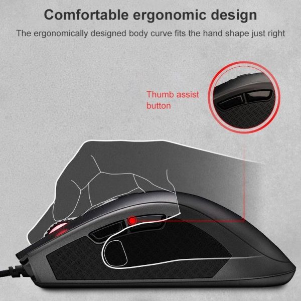 KingstonHyperX Pulsefire FPS Pro HX-MC003B RGB 16000DPI Wired Mouse - Image 5