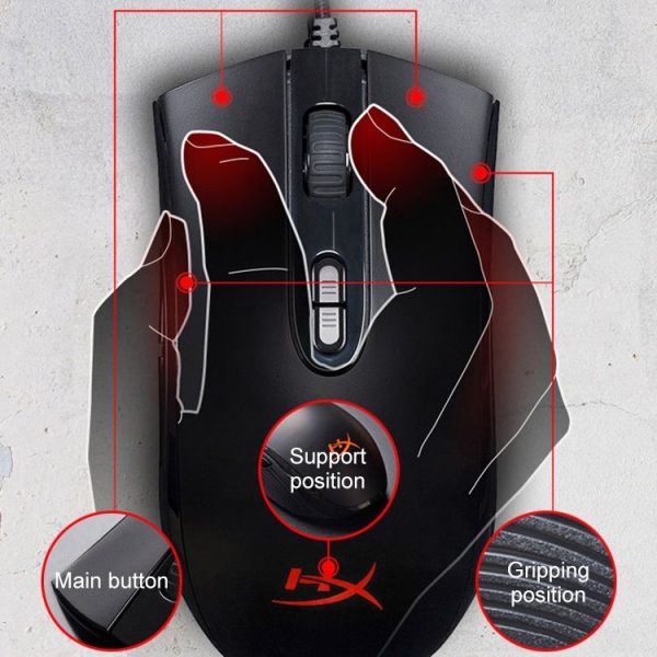 KingstonHyperX Pulsefire Core HX-MC004B RGB 6200DPI Wired Mouse - Image 5
