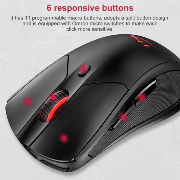 KingstonHyperX Pulsefire Dart HX-MC006B RGB Wireless 16000DPI Gaming Mouse - Image 5