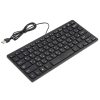 TT-A01 Ultra-thin Design Mini Wired Keyboard, Russian Version (Black) - Image 2