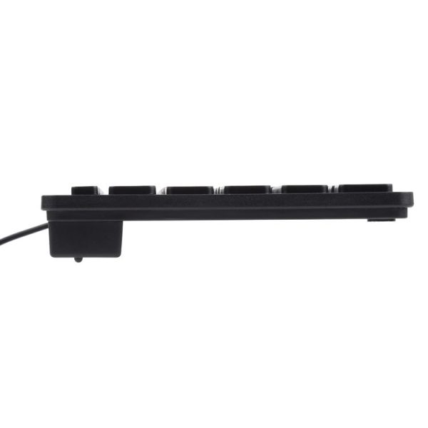 TT-A01 Ultra-thin Design Mini Wired Keyboard, Russian Version (Black) - Image 5
