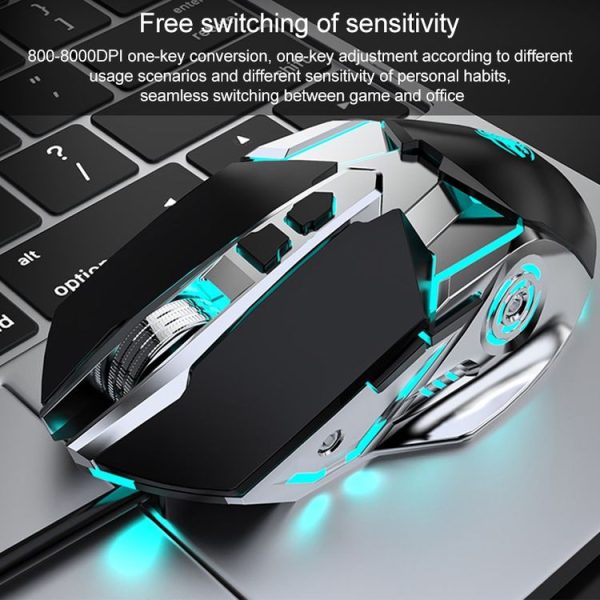 G5 Computer Notebook Custom Macro Programming Wired Gaming Mouse (Black) - Image 5