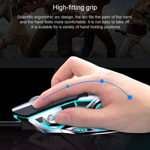 G5 Computer Notebook Custom Macro Programming Wired Gaming Mouse (Black) - Image 8
