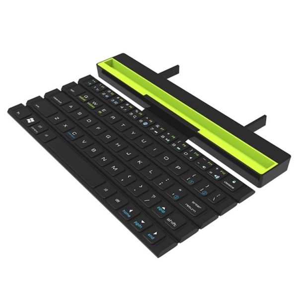 R4 Universal Portable Folding Mini Wireless Bluetooth Keyboard (Black)