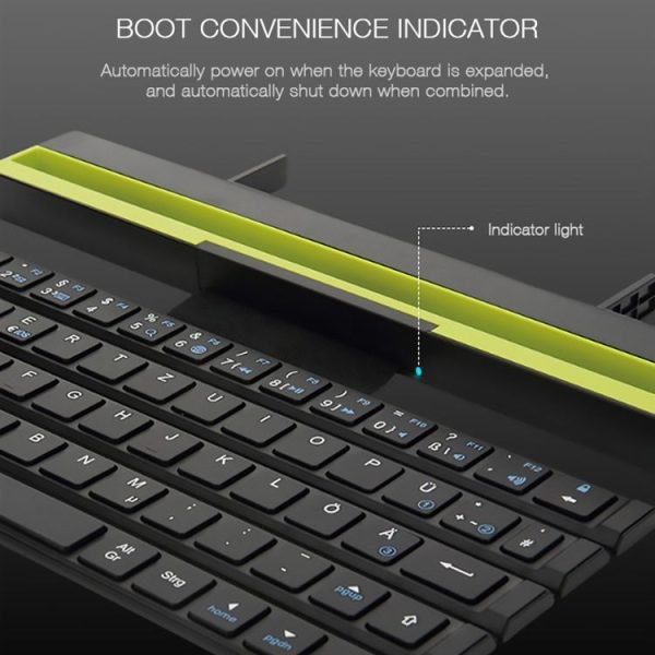R4 Universal Portable Folding Mini Wireless Bluetooth Keyboard (Black) - Image 5