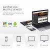 R4 Universal Portable Folding Mini Wireless Bluetooth Keyboard (Black) - Image 7