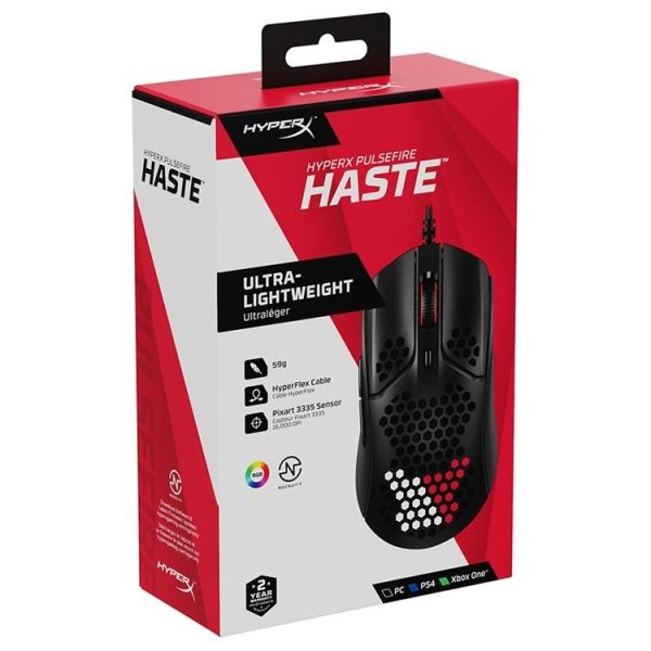 Kingston HyperX Pulsefire Haste 6-keys 16000DPI Wired Gaming Mouse, Cable Length: 1.8m - Image 5