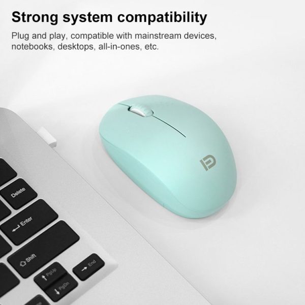 FOETOR i210 Wireless Small Mouse (Green) - Image 5