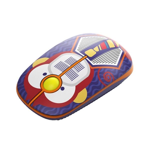 FOETOR i330h Water Transfer Pattern Wireless Mouse (Monkey) - Image 2