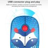 FOETOR V8h Animal Pattern Wireless Mouse (Peacock) - Image 5