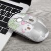 FOETOR V8h Animal Pattern Wireless Mouse (Peacock) - Image 7
