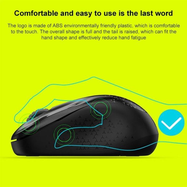 FOETOR V10 Business Wireless Mouse (Dark Grey) - Image 3