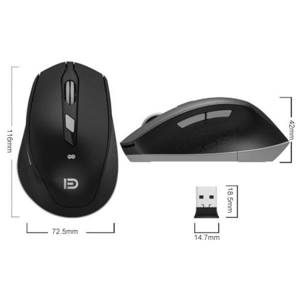 FOETOR V365t Wireless Mouse (White) - Image 3