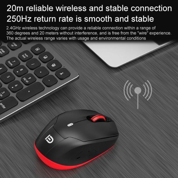 FOETOR V882T Three-mode Wireless Mouse (Black) - Image 5