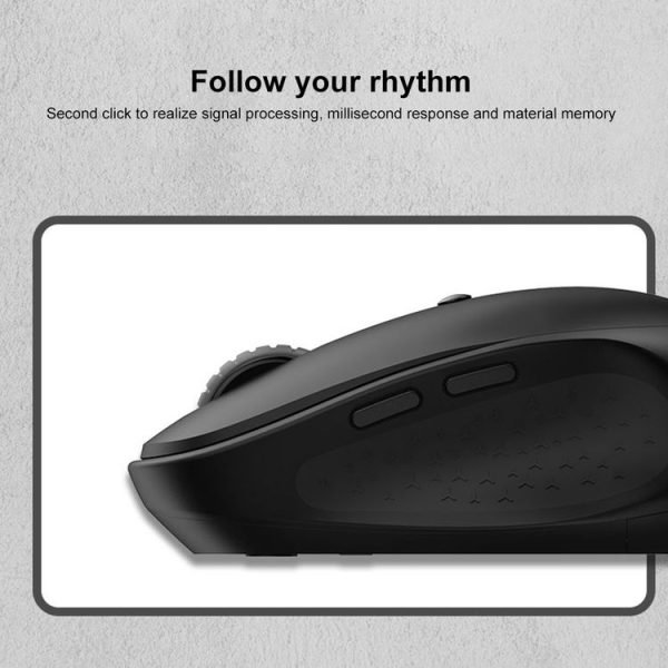 FOETOR E580 Wireless Bluetooth Mouse (Black) - Image 3