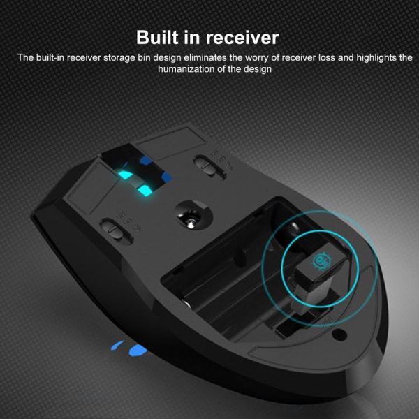 FOETOR i720 Gaming Wireless Mouse (Black) - Image 4