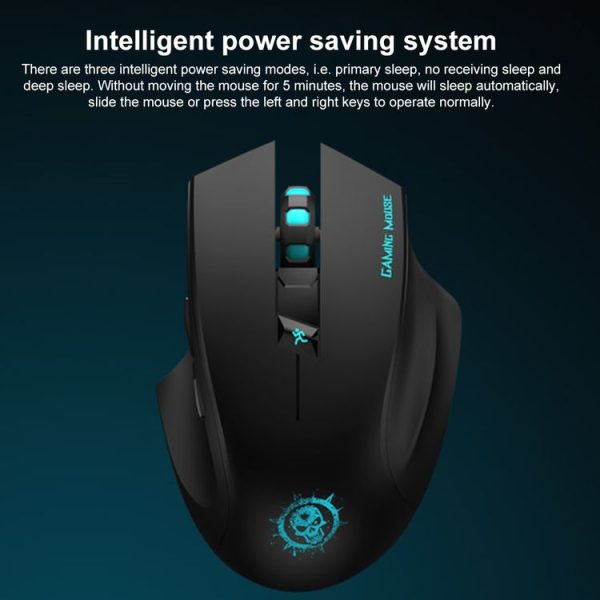 FOETOR i720 Gaming Wireless Mouse (Black) - Image 7