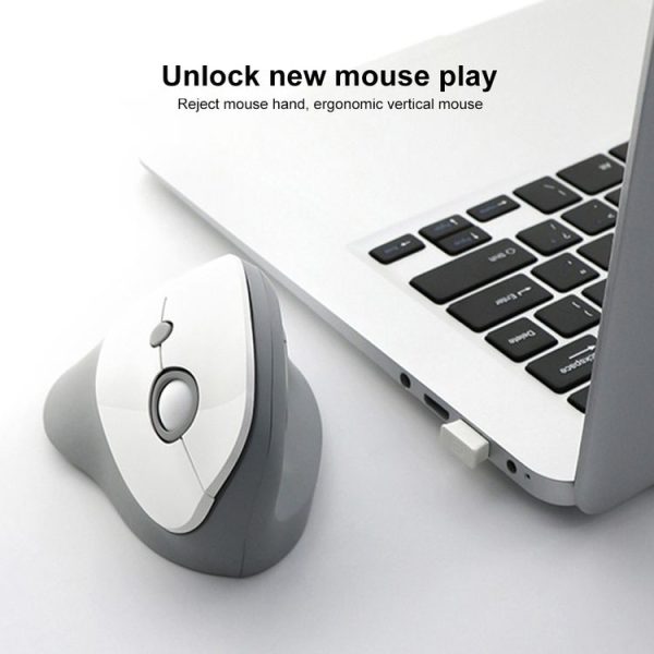 FOETOR i887 Wireless Vertical Mouse (Black) - Image 3