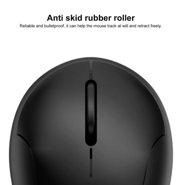 FOETOR i889d Mini Mute Rechargeable Dual Modes Wireless Mouse (Pink) - Image 3