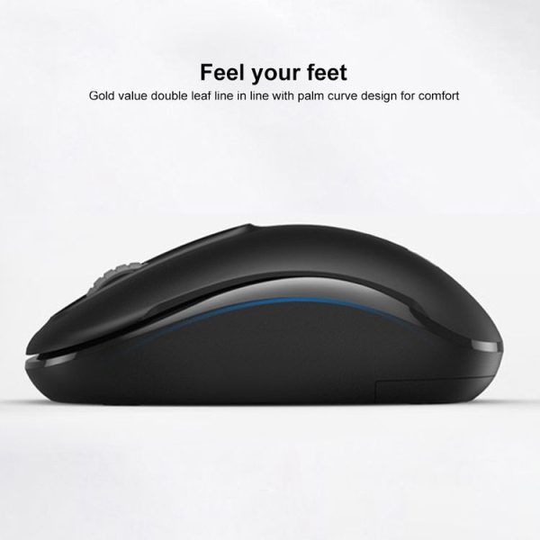 FOETOR M510c Mini Mute Wireless Mouse (Green) - Image 2