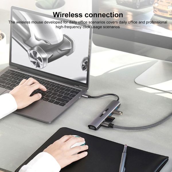 FOETOR M510c Mini Mute Wireless Mouse (Green) - Image 5