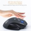 IMICE G-1800 Rechargeable 4 Buttons 1600 DPI 2.4GHz & Bluetooth Silent Wireless Mouse for Computer PC Laptop (Black) - Image 7