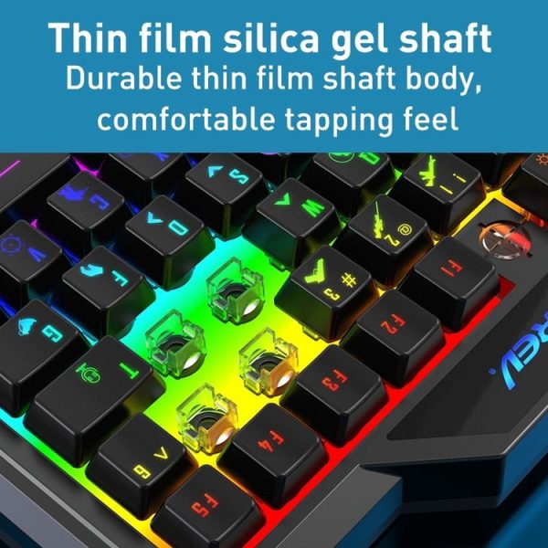 FOREV FV-F6 Wired Gaming Illuminated Keyboard (Black) - Image 5
