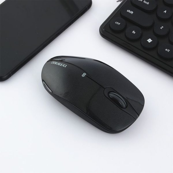 Beny M686DS Bluetooth + 2.4GHz 1600DPI 3-modes Adjustable Business Wireless Silent Mouse (Black) - Image 2
