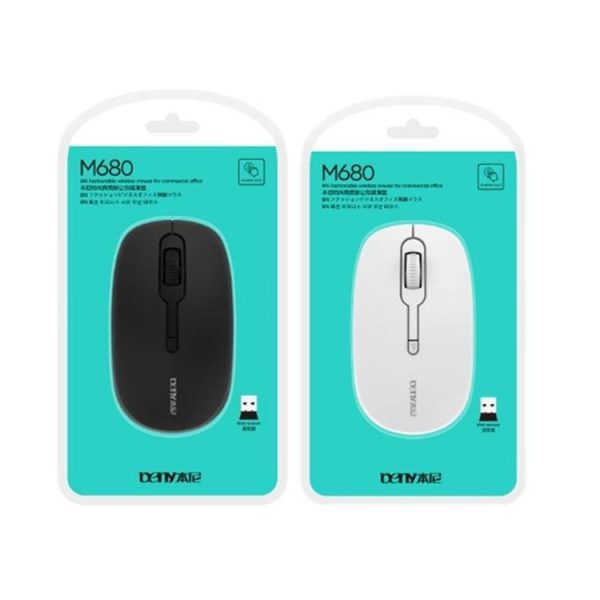 Beny M680 2.4GHz 1600DPI 3-keys Business Wireless Silent Mouse (Black) - Image 4