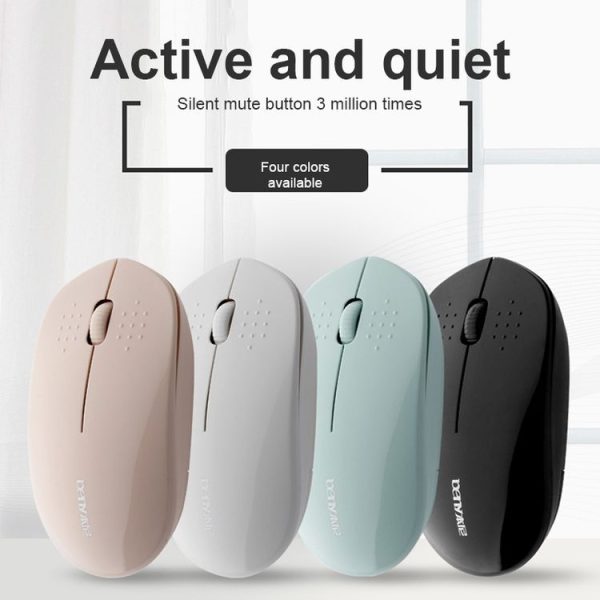 Beny M583 2.4GHz 1600DPI Fashionable Wireless Silent Mouse (Green) - Image 11