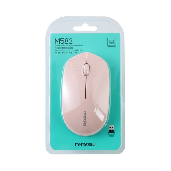 Beny M583 2.4GHz 1600DPI Fashionable Wireless Silent Mouse (Green) - Image 4