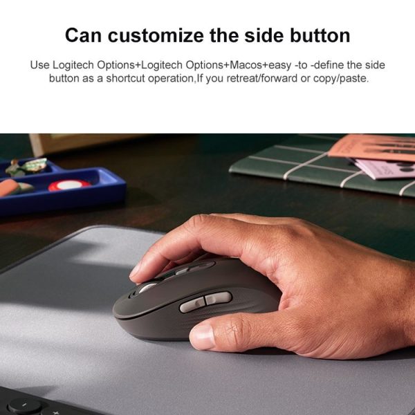 Logitech M750L 2000DPI 2.4GHz Wireless Bluetooth Dual Mode Mouse (Black) - Image 8