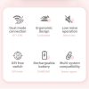 M107 4-buttons 1600 DPI Dual Mode 2.4GHz + Bluetooth 5.1 Wireless Rechargeable Mouse (Pink) - Image 4