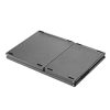 B033 Rechargeable 3-Folding 64 Keys Bluetooth Wireless Keyboard with Touchpad (Grey) - Image 5