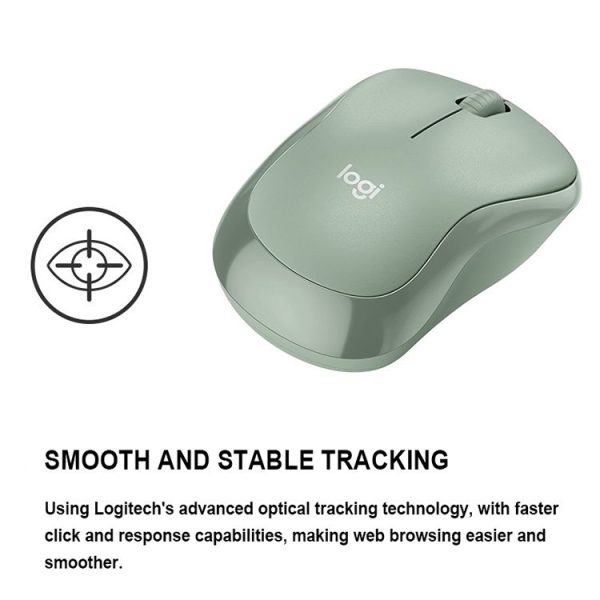 Logitech M221 Fashion Silent Wireless Mouse (Green) - Image 9