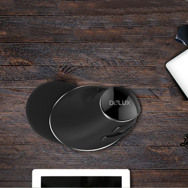 DELUX M618 Plus 2.4G 1600DPI Wireless Portable Vertical Ergonomic Mouse - Image 12