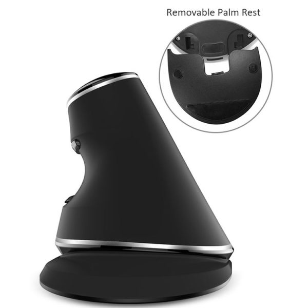 DELUX M618 Plus 2.4G 1600DPI Wireless Portable Vertical Ergonomic Mouse - Image 6