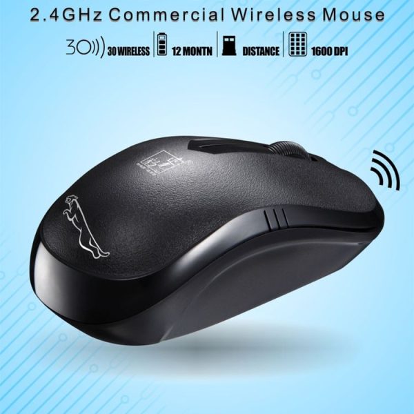 ZGB 101B 2.4GHz 1600 DPI Professional Commercial Wireless Optical Mouse Mute Silent Click Mini Noiseless Mice for Laptop, PC, Wireless Distance: 30m (White) - Image 4