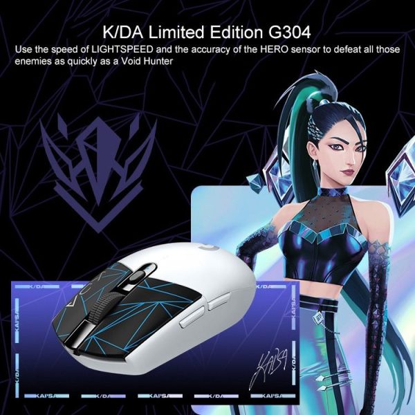 Logitech K / DA G304 LIGHTSPEED Wireless Gaming Mouse - Image 3