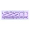 ABS Translucent Keycaps, OEM Highly Mechanical Keyboard, Universal Game Keyboard (Purple)