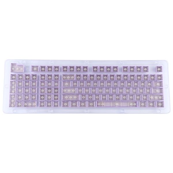 ABS Translucent Keycaps, OEM Highly Mechanical Keyboard, Universal Game Keyboard (Purple) - Image 3