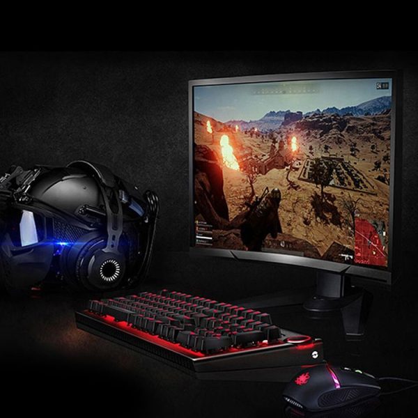Original Xiaomi Youpin Y720 Lite Flowing Color Light Effect Professional Gaming Wired Mouse (Black) - Image 9