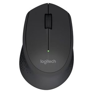 Logitech M280 2.4GHz 3-keys 1000DPI Wireless Optical Mouse, Wireless Range: 10m (Black)