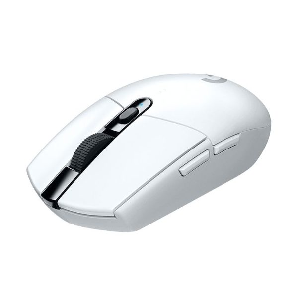 Logitech G304 LIGHTSPEED 12000 DPI 6 Programmable Buttons HERO Sensor Wireless Gaming Mouse (White) - Image 3