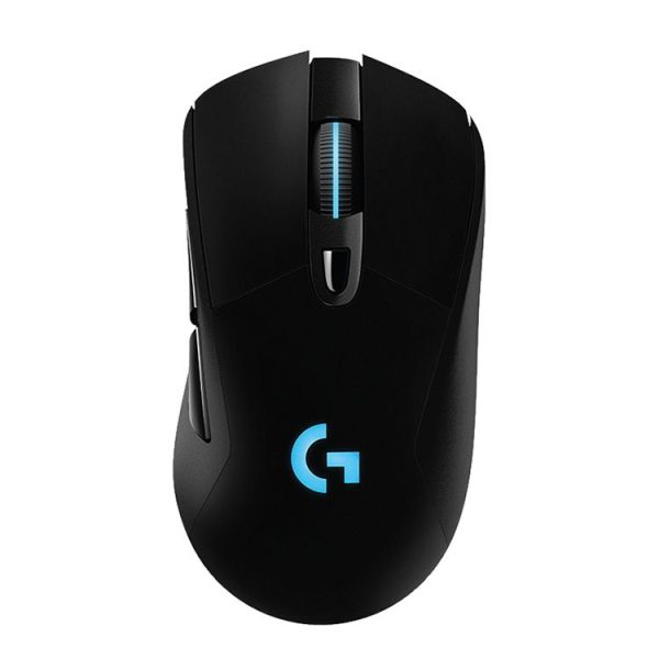 Logitech G703 LIGHTSPEED 16000 DPI 6 Programmable Buttons HERO 16K Sensor RGB Backlight Wireless Optical Gaming Mouse (Black)
