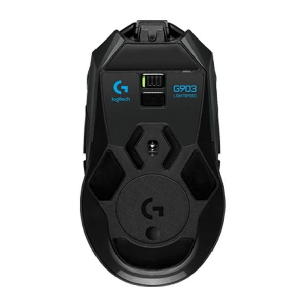 Logitech G903 LIGHTSPEED 16000 DPI 11 Buttons HERO 16K Sensor RGB Backlight Left and Right Hands Universal Wireless Optical Gaming Mouse (Black) - Image 3
