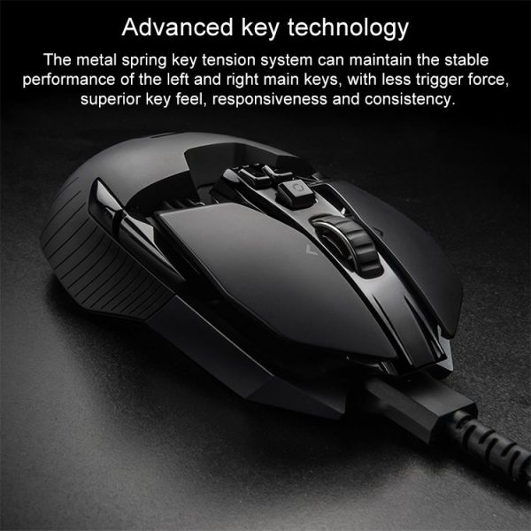 Logitech G903 LIGHTSPEED 16000 DPI 11 Buttons HERO 16K Sensor RGB Backlight Left and Right Hands Universal Wireless Optical Gaming Mouse (Black) - Image 4