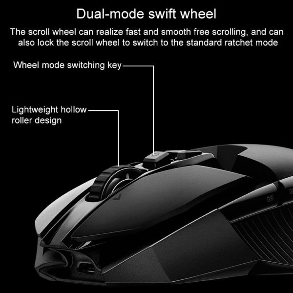 Logitech G903 LIGHTSPEED 16000 DPI 11 Buttons HERO 16K Sensor RGB Backlight Left and Right Hands Universal Wireless Optical Gaming Mouse (Black) - Image 5