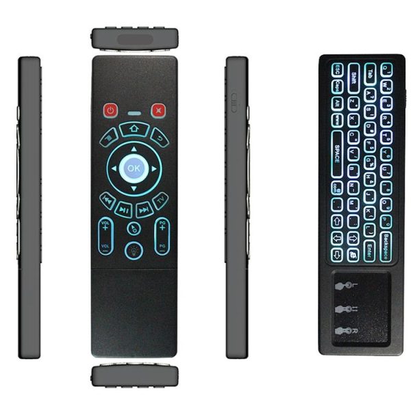 T6 Colorful Light Version Air Mouse 2.4GHz Wireless Keyboard Remote Controller with Touchpad & IR Learning for PC, Android TV Box / Smart TV, Multi-media Devices - Image 3